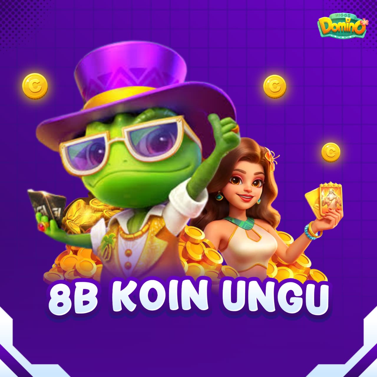 8B Koin Ungu