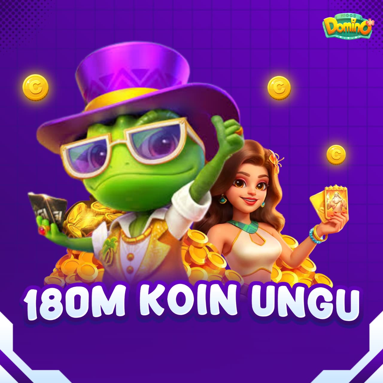 180M Koin Ungu