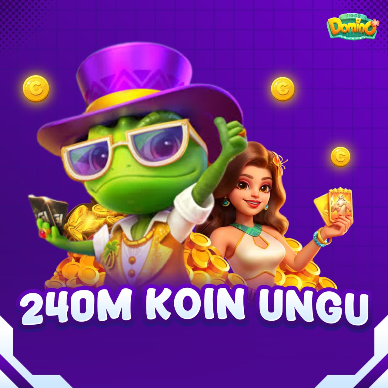 240M Koin Ungu