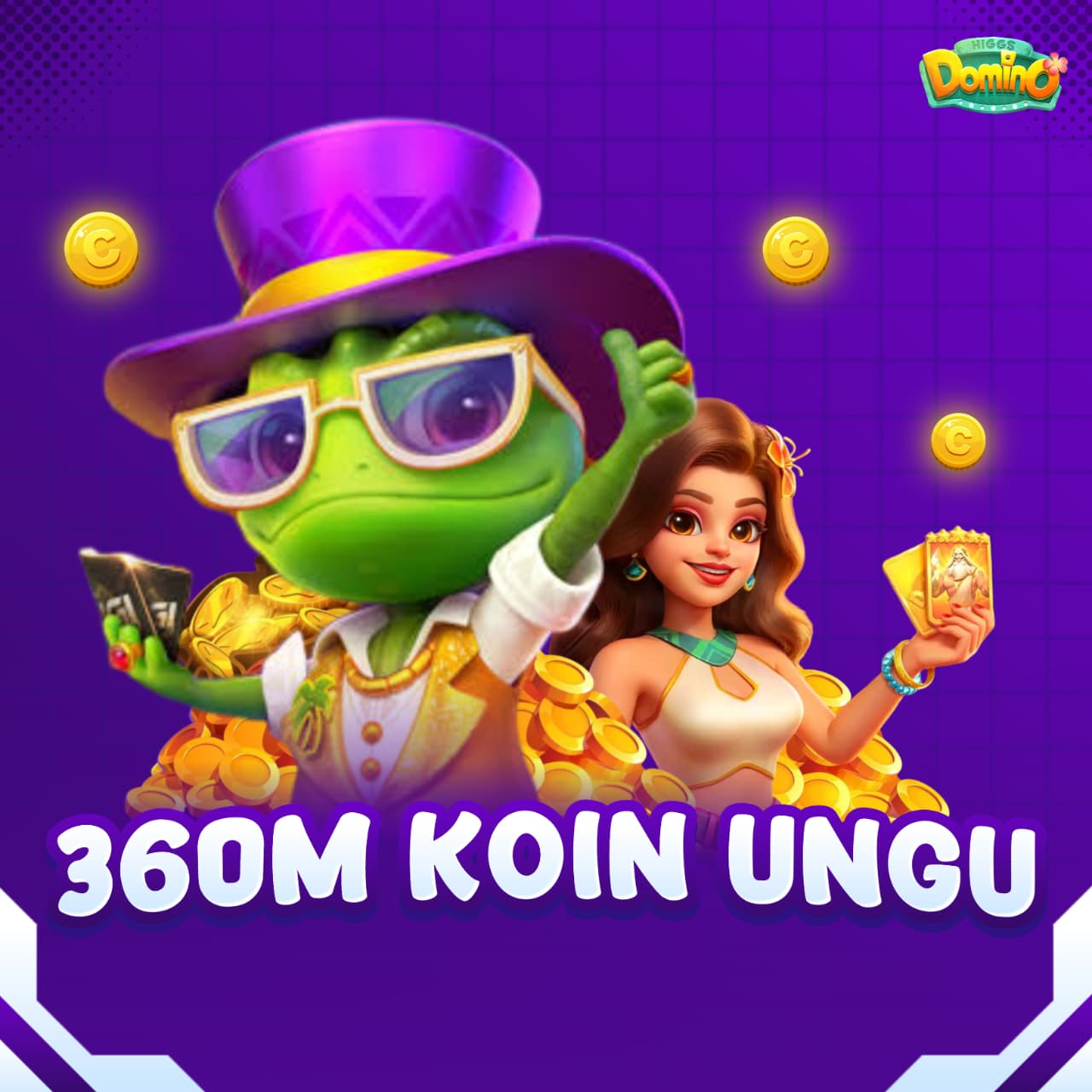 360M Koin Ungu